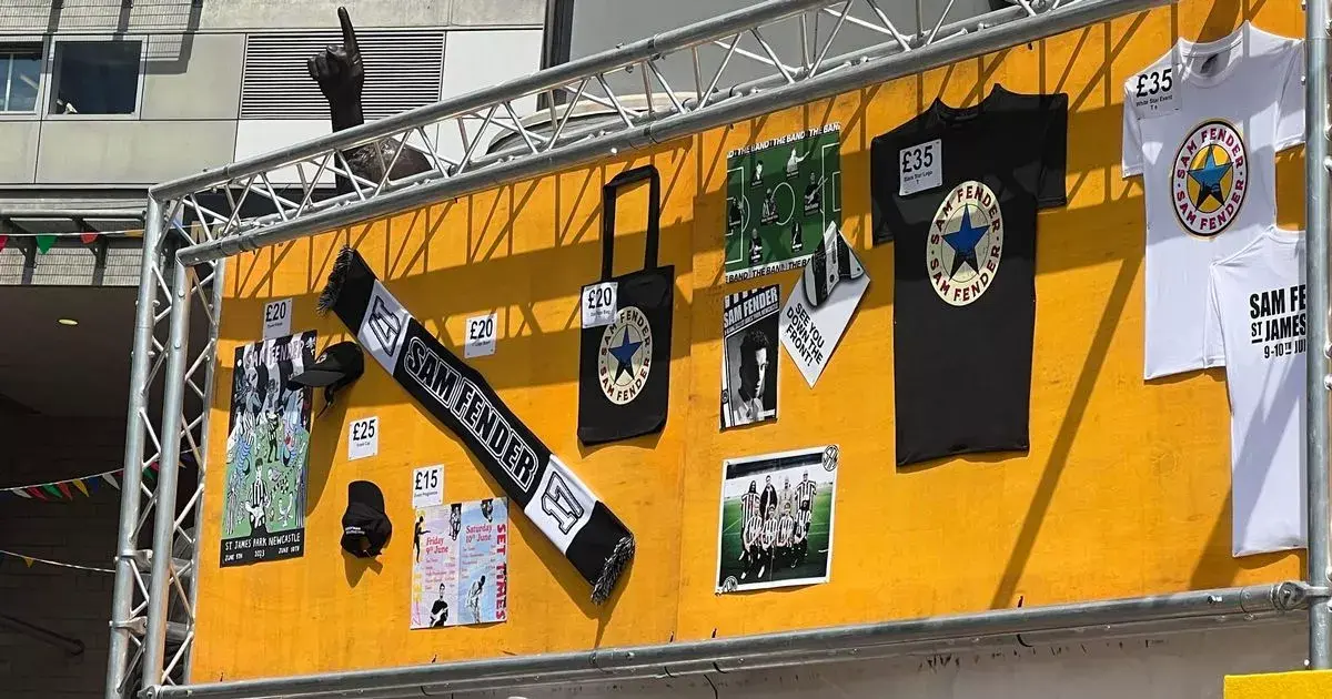 Sam Fender's St James' Park merchandise prices as limited edition range launched for fans