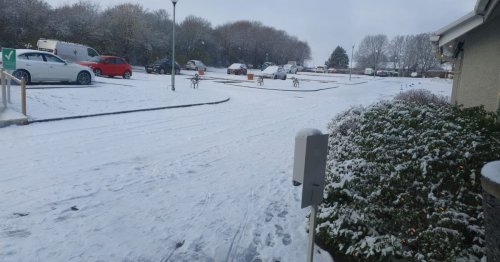 Cov snow and traffic updates with Met Office warning in force