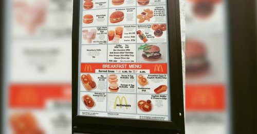 Retro McDonald's menu leads to calls for return of long-forgotten items
