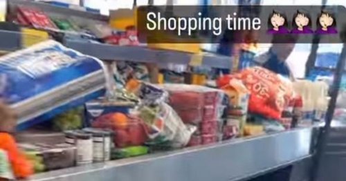 Sue Radford's Aldi shop shows just how much food the family of 24 need to buy