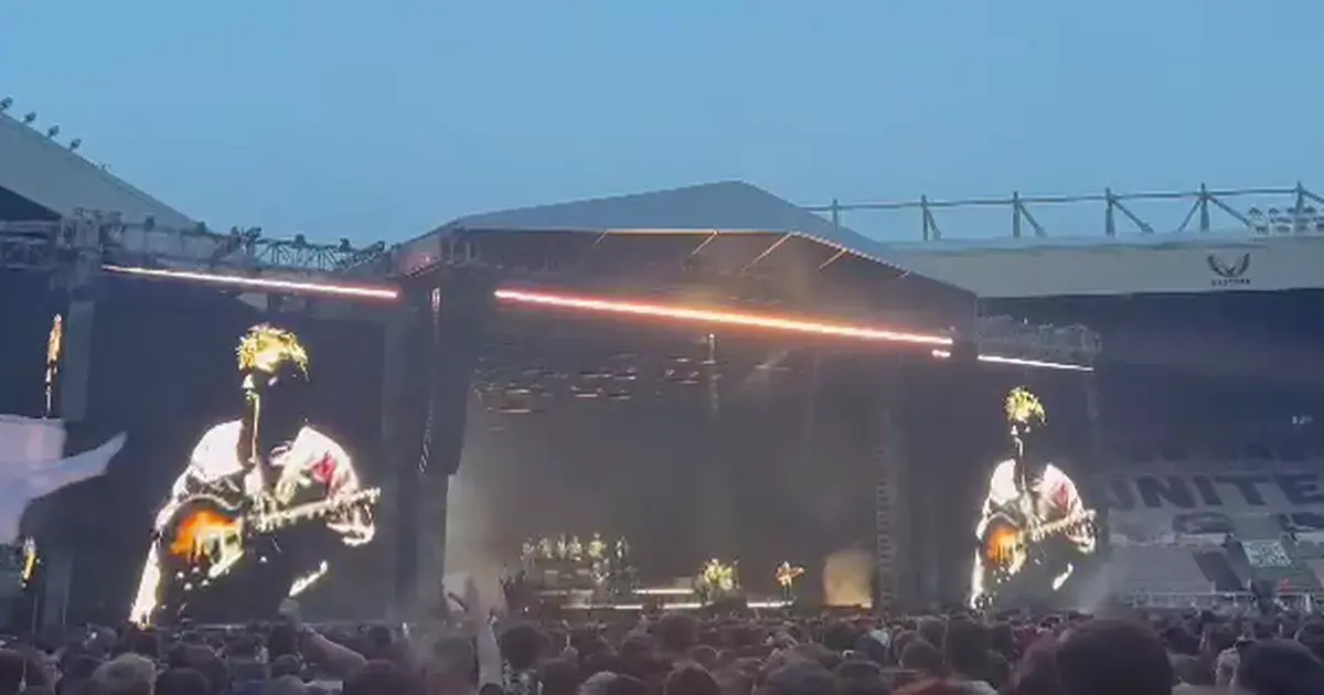 Sam Fender at St James: Epic second night as Sam invites AC/DC's Brian Johnson to perform with him