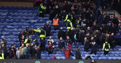 Burnley fans evacuated from Turf Moor stand during Wolves clash due to hanging metal inside stadium