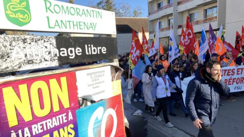 Loir-et-Cher : contre la réforme des retraites, 1.500 manifestants à Romorantin et 1.650 à Vendôme