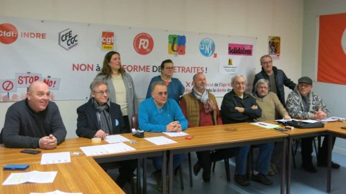 Dans l'Indre, les syndicats unis contre la réforme des retraites