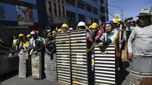Manifestations en Equateur: le bras de fer se poursuit