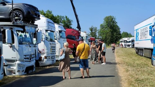 Truck festival de Thouars : plus de cinquante camions alignés