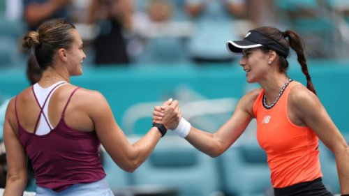 Miami: Sabalenka se saborde, Sinner fonce en demies