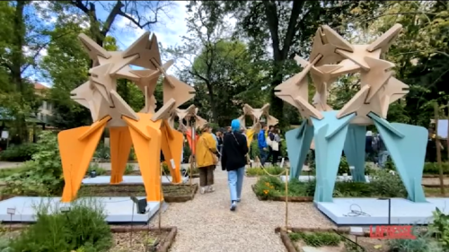 VIDEO Fuori Salone, all'Orto Botanico di Brera va in scena la mobilità sostenibile - LaPresse