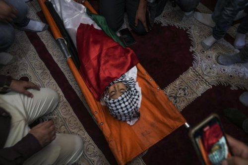 Palestinians mourn boy who died ‘of fear’ of Israeli troops