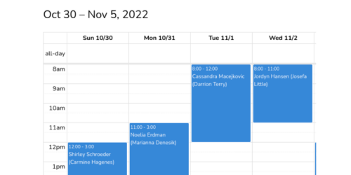Laravel Appointment Calendar: Simple FullCalendar Demo