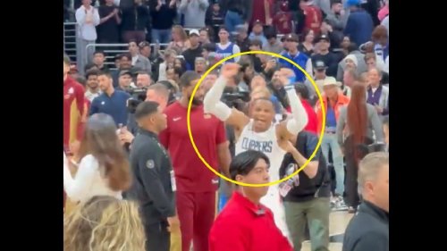 Russell Westbrook seen taunting Tristan Thompson after Clippers’ win over Cavs