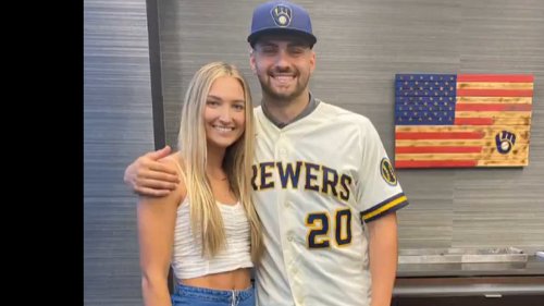 Brewers Rookie Calls Out His Wife After Hitting Walk Off Home Run