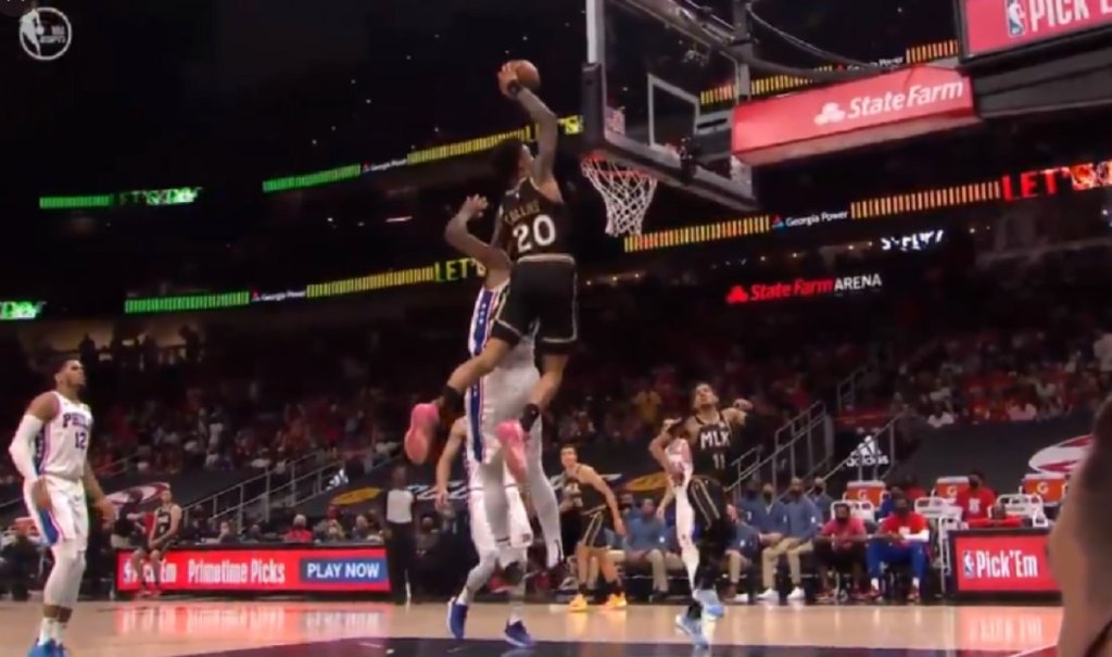 Look: John Collins trolled Joel Embiid with T-shirt after Game 7 - Flipboard