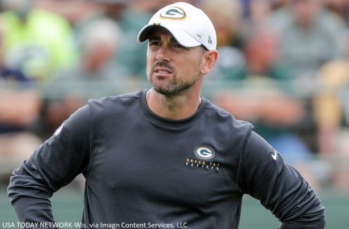 Aaron Rodgers has funny compliment for Matt LaFleur's wife