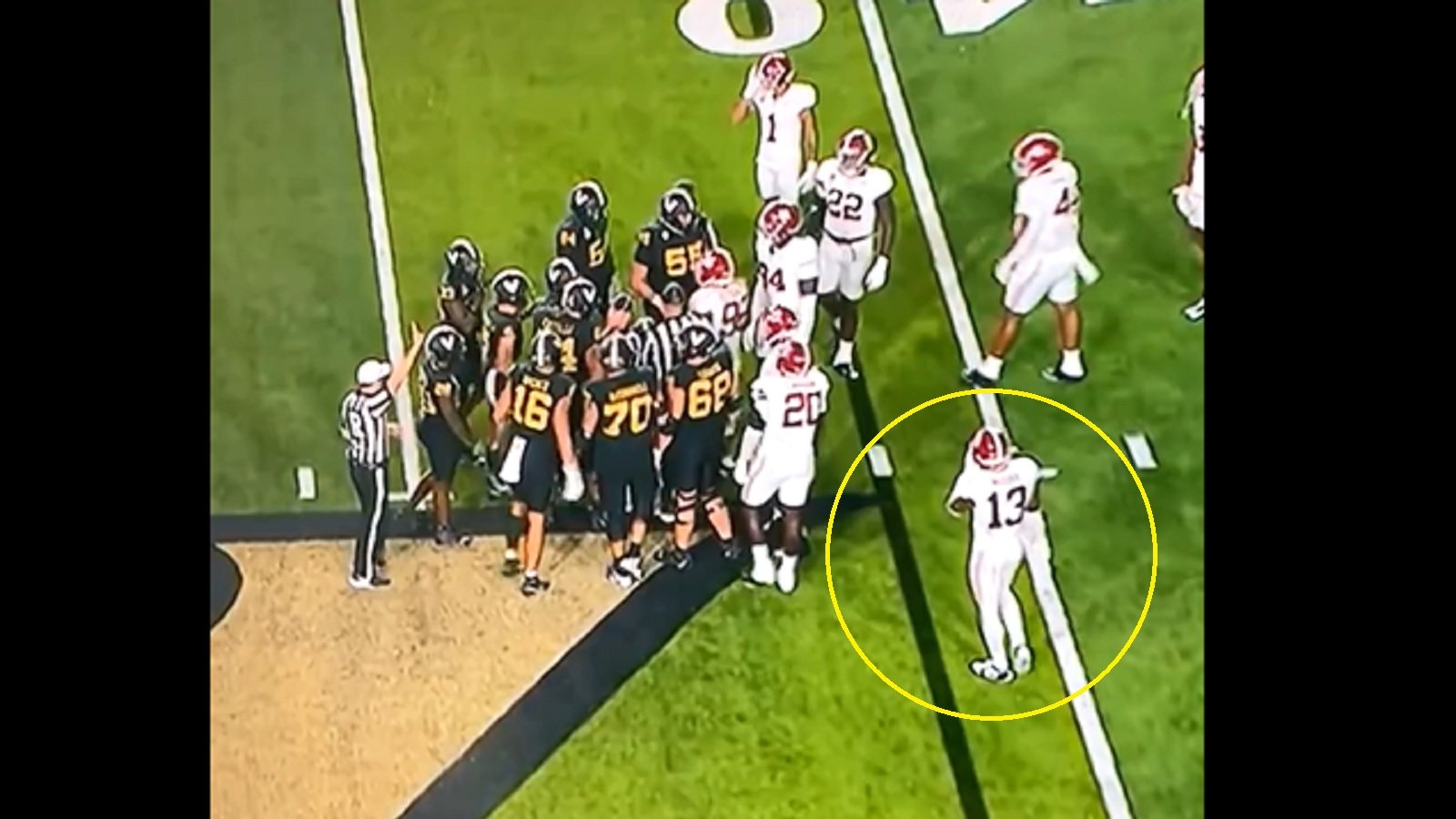 Alabama player throws gigantic fit at end of loss to Vandy Flipboard