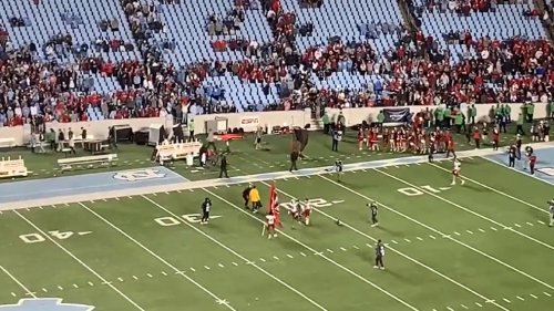 Video: NC State players had disrespectful gesture after beating North Carolina