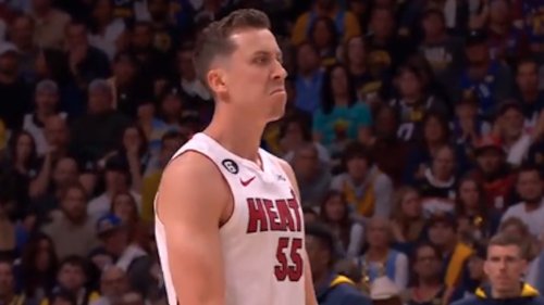 Duncan Robinson went viral for his mean mug face in Game 2
