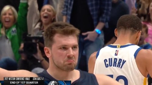Steph Curry responds to Luka Doncic doing his shimmy move