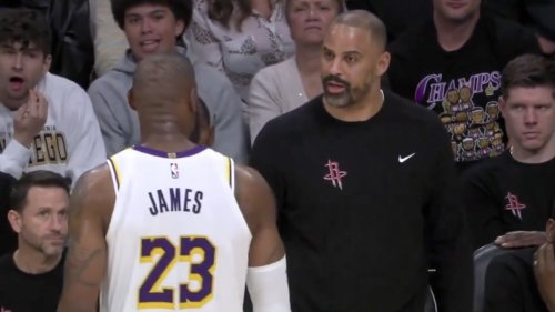 Ime Udoka ejected after confrontation with LeBron James