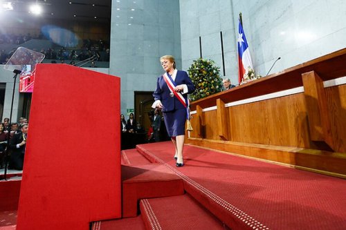 El discurso íntegro de la última cuenta pública del segundo período de Bachelet - La Tercera