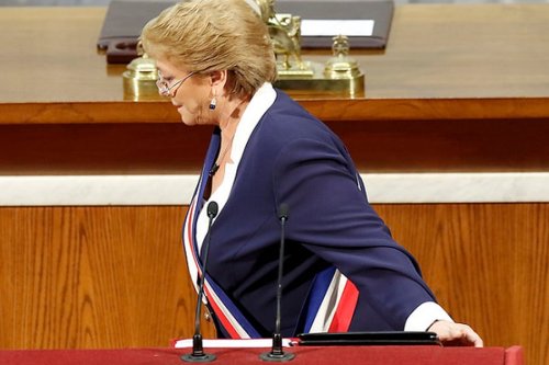 Las frases que marcaron la última cuenta pública de Michelle Bachelet - La Tercera