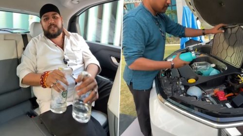 Secret Frunk Space in Tata Punch EV Bonnet Useful To Hide 'Liquor' Says Car Reviewer in Instagram Reel, Viral Video Attracts Top Police Officials' Attention, Read Their Comments