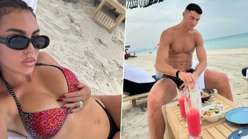 Cristiano Ronaldo and Girlfriend Georgina Rodriguez Enjoy a Beach Vacation, Exuding Fabulousness and Setting Major Vacation Goals (View Pics)