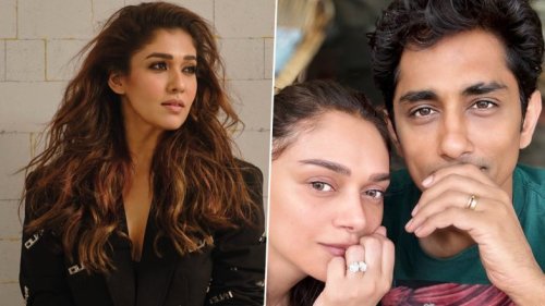 Nayanthara Extends Heartfelt Wishes to Newly Engaged Couple Aditi Rao Hydari and Siddharth on Insta (See Pic)