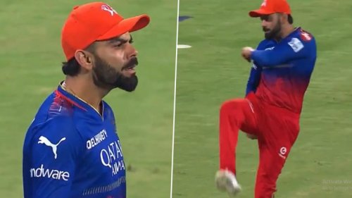 Virat Kohli’s Angry Reactions Go Viral As Royal Challengers Bengaluru Concede Highest Total in IPL History During RCB vs SRH Match (Watch Video)