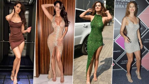 Disha Patani's Bodycon Dresses Let Her Flaunt Her Hot Curves - View Pics