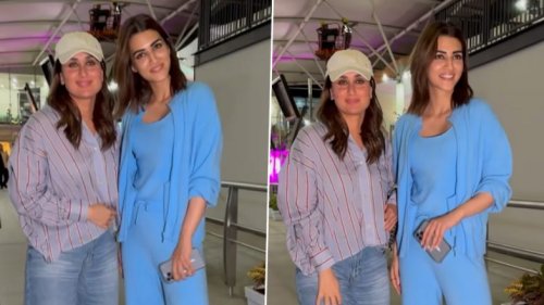 The Crew: Kareena Kapoor Khan and Kriti Sanon Return From Goa Post the ...