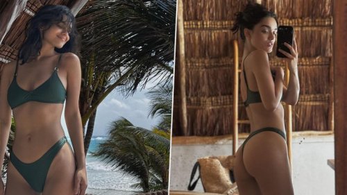 Rachel Zegler Flaunts Her Sexy Beach Body in Green Bikini; See Snow White Actress’ Jaw-Dropping Pics From Her Mexico Getaway