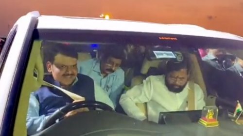 Devendra Fadnavis Takes Car Out For Spin On Mumbai Trans Harbour Link ...