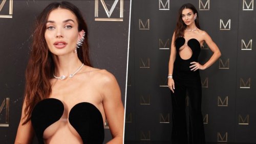 Amy Jackson Is a Hot Mess in a Sexy Black Pantsuit! Check Out Actress’ Pics Flaunting Underboob at Paris Fashion Week