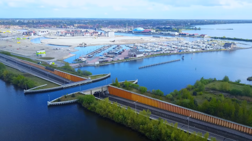 The Beautiful Veluwemeer Aqueduct Water Bridge in the Netherlands That ...