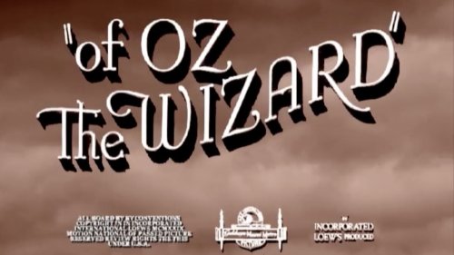 ‘The Wizard of Oz’ Re-Edited in Alphabetical Order