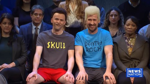 ‘Beavis and Butthead’ Doppelgängers Unwittingly Derail a News Program About AI on Saturday Night Live