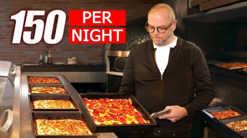 An Incredible One Man Pizzeria That Sells 150 Detroit Style Pizzas Per Night in Plymouth, Massachusetts