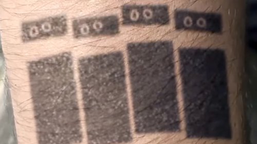 The Animated Bars of a Black Flag Tattoo Sing About Being Confused for ‘Four iPhones’