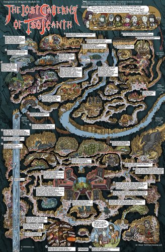 Beautiful ‘Dungeons & Dragons’ Walkthrough Maps Illustrated by Jason Thompson