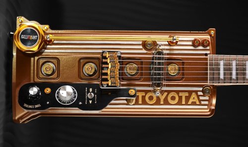 Unique Electric Guitars Made From Discarded Car Engine Cylinder Heads