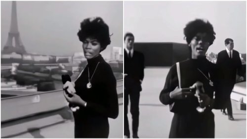 Dionne Warwick Sings 'Walk on By' on a Paris Rooftop in a Remastered 1964 Music Video for the Song
