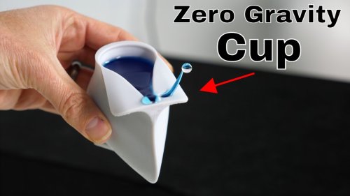 The Unique Design of a Zero Gravity Cup That Helps Astronauts Drink in Space
