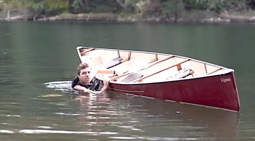 How To Safely Get Back Into a Capsized Canoe