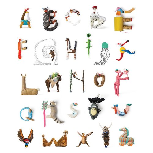 A Charming Stop-Motion Animation Featuring Puppet Animals Forming the Letters of the English Alphabet