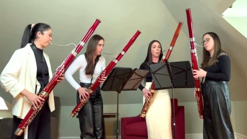 A Delightful Bassoon Quartet Cover of the Sabrina Carpenter Song ‘Espresso’