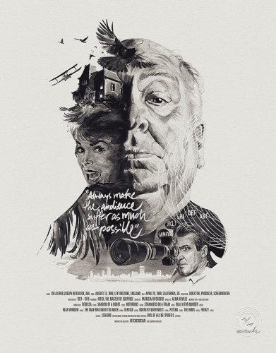 Film Director Portraits That Combine the Filmmaker’s Faces With Scenes From Their Films