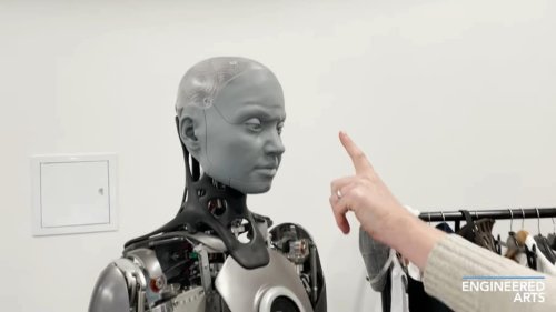 Humanoid Robot Appears to Instinctively Push Away the Arm of the Researcher Who Booped It on the Nose