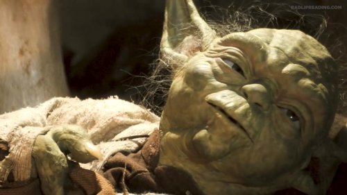 Yoda Sings a Lullaby to Himself During His Death Scene in a Bad Lip Reading of ‘Star Wars VI: Return of the Jedi’