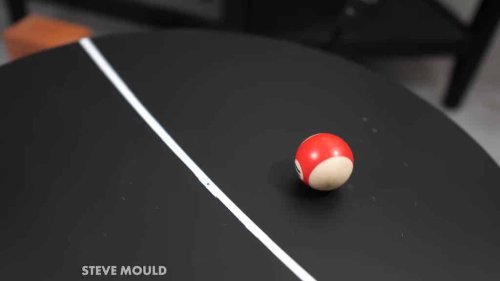 The Scientific Reason Why a Solid Ball Won’t Fall Off a Spinning Turntable